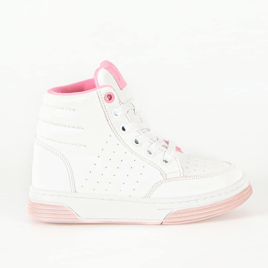 Roy - Baskets enfants en Rose.