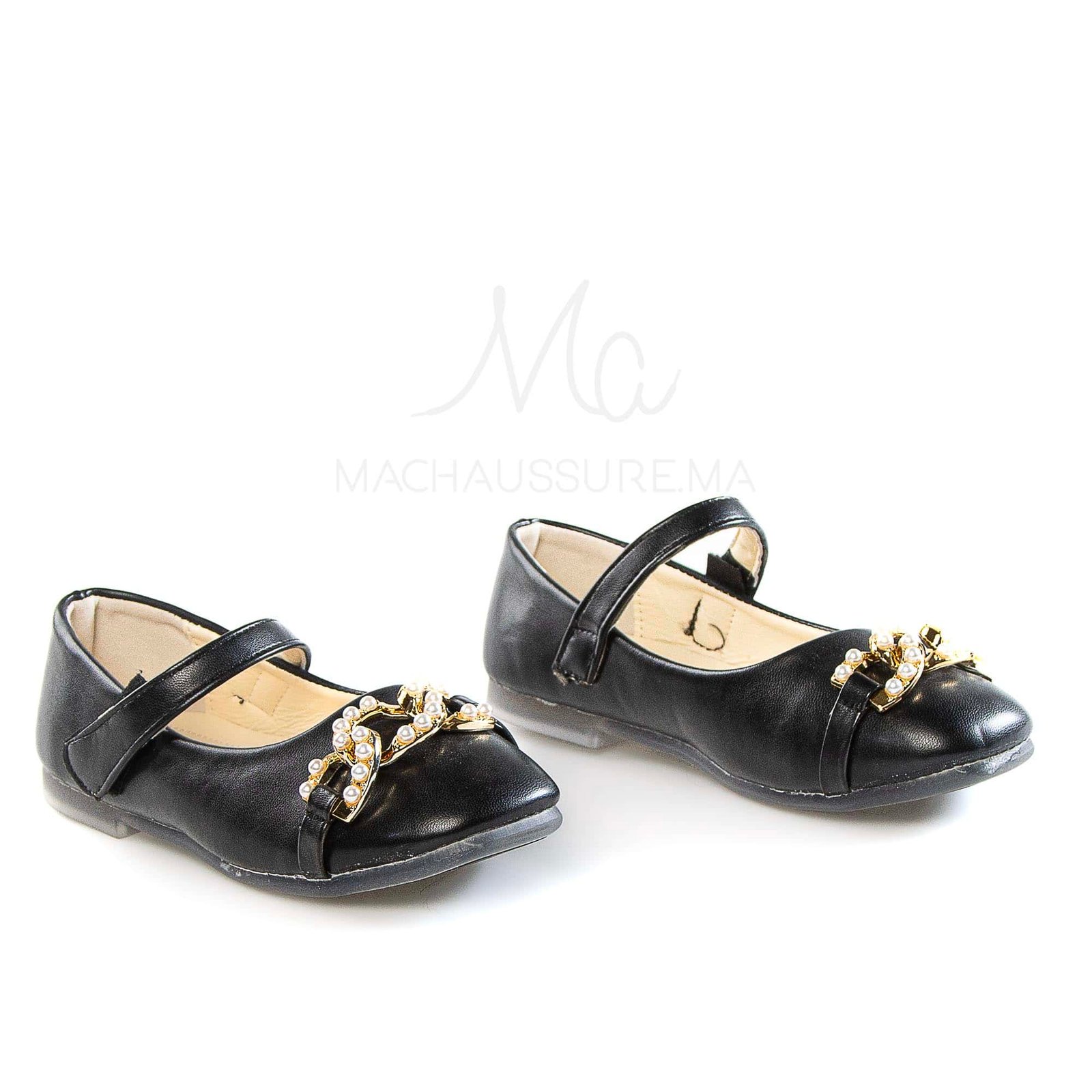 Alvize – Ballerines pour fille en Noir.