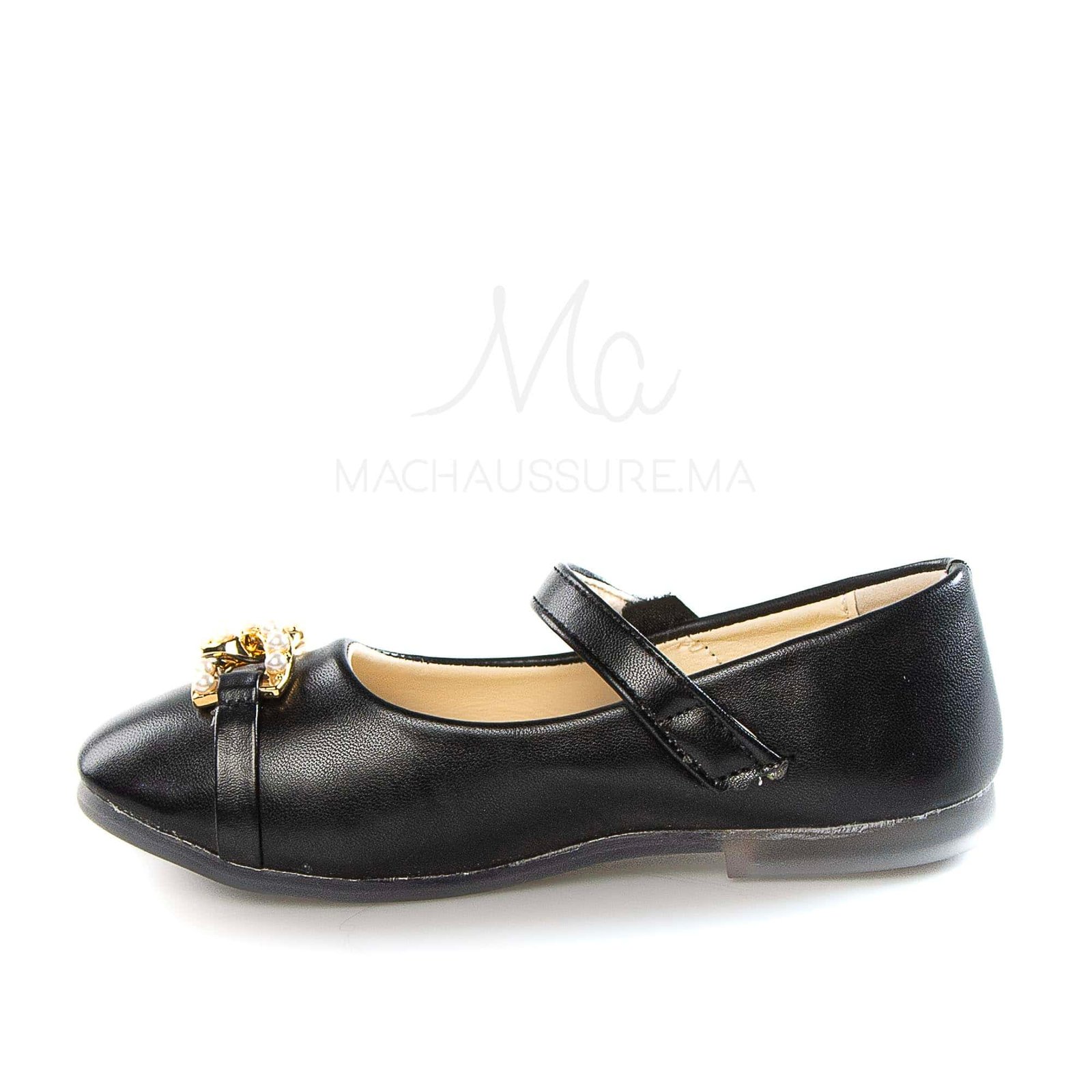 Alvize – Ballerines pour fille en Noir.