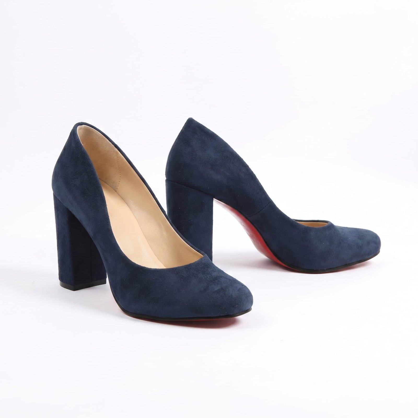 Classy Escarpin à Talon - Bleu Marine.