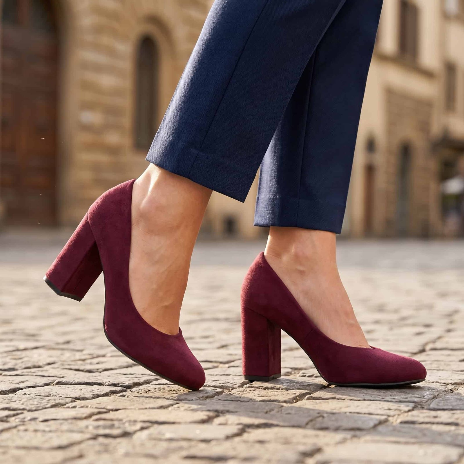 Classy Escarpin à Talon – Bordeau.
