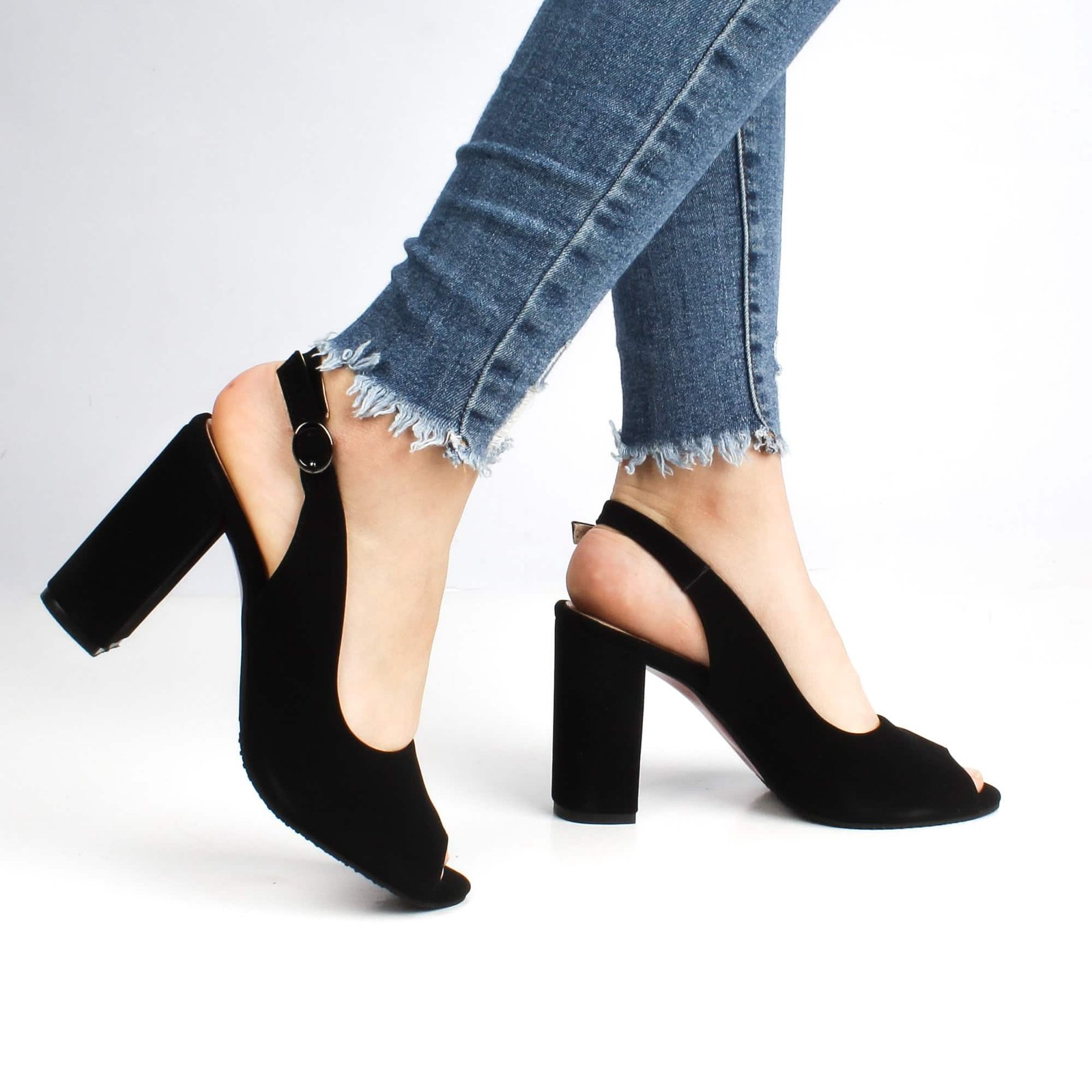 NYX - Sandales à talons - Noir.