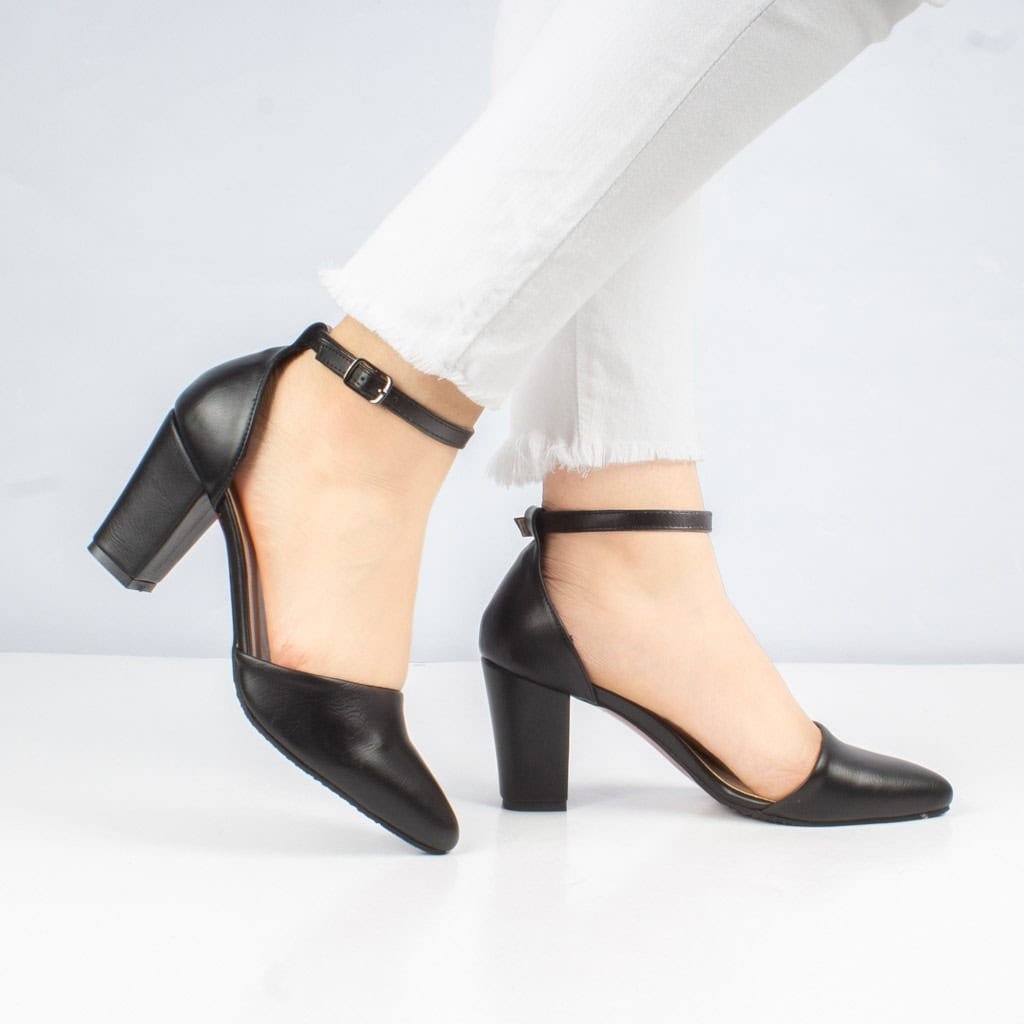 KASY – Escarpins à Talon - Noir.