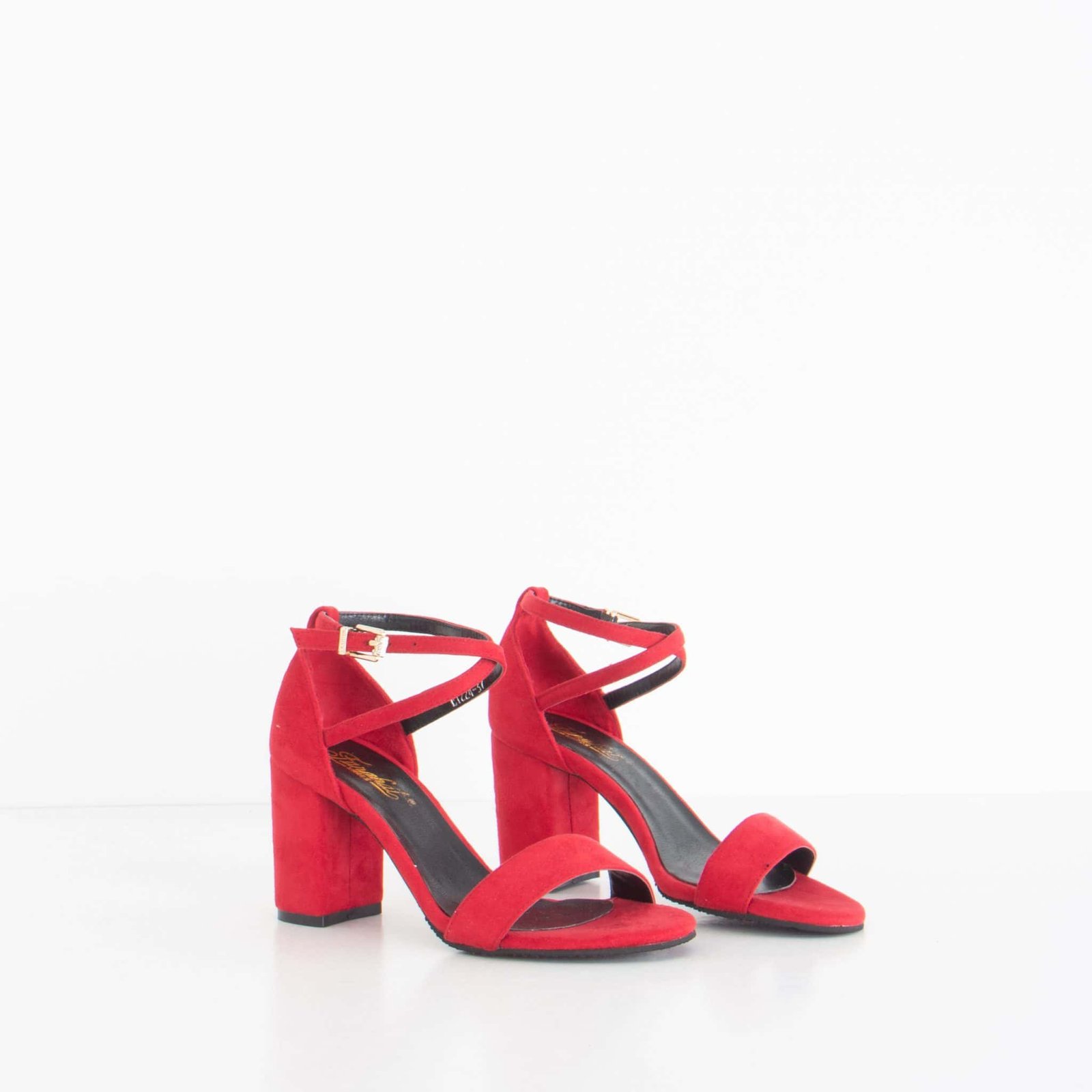 Dalia - Sandales à talon - Rouge.
