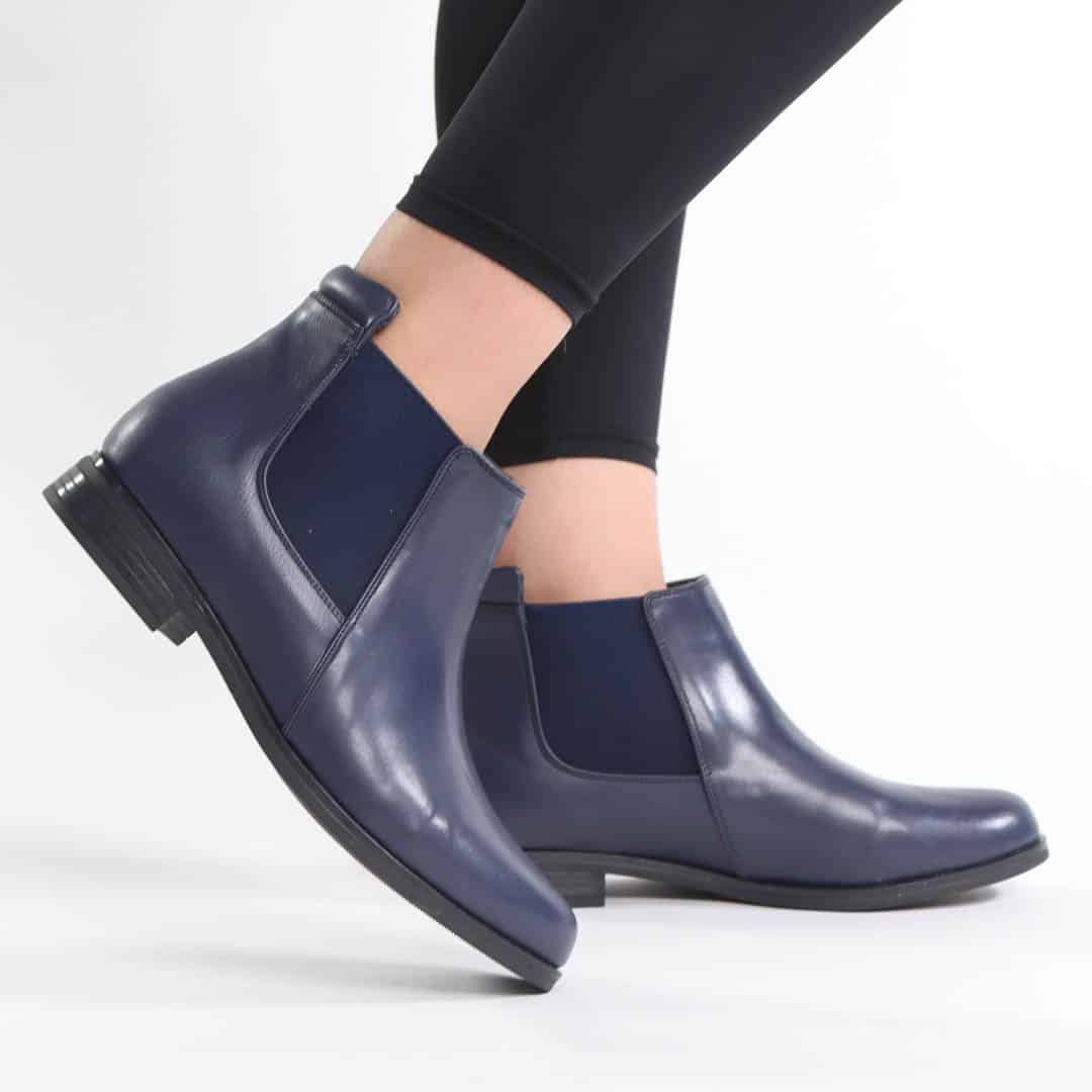IFNI – Bottines femmes en Bleu.
