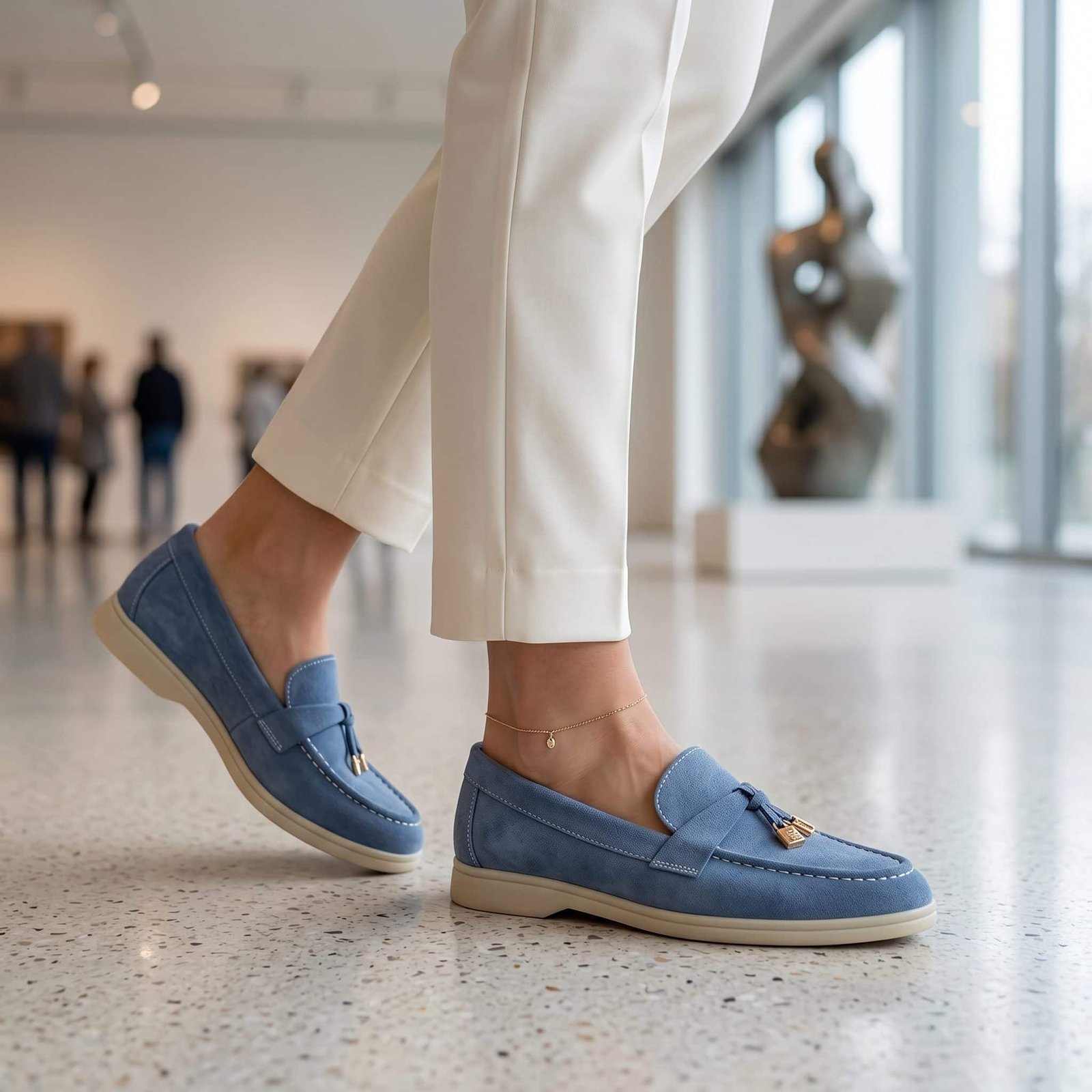 Operette – Mocassins Femmes en Bleu.