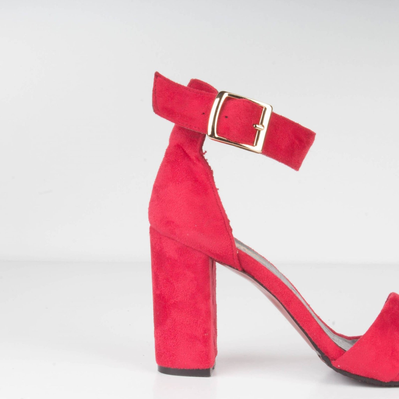 Velluto - Sandales à talon - Rouge.
