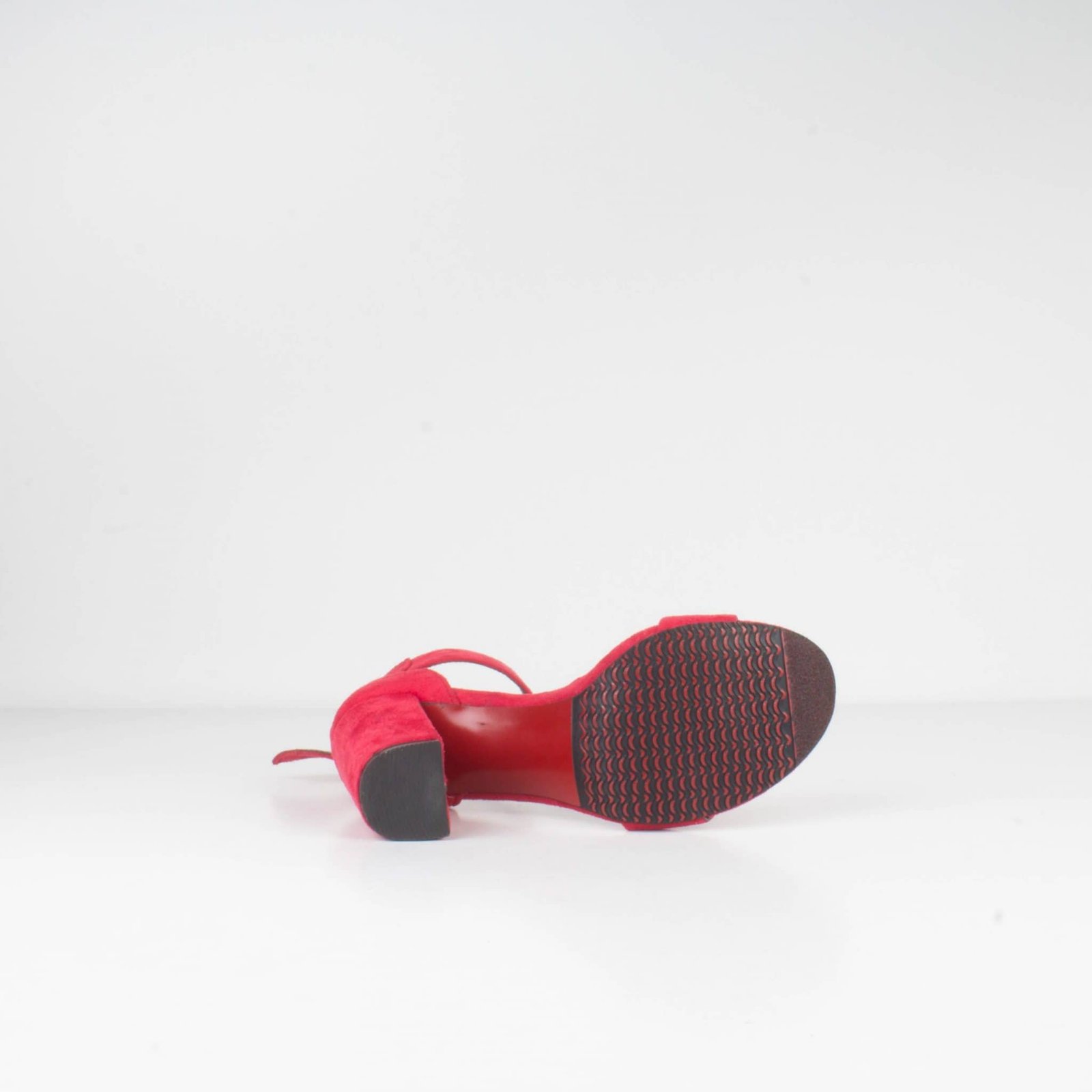 Velluto - Sandales à talon - Rouge.
