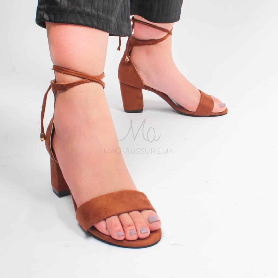 Nolita - Sandales à talons - Tabac.