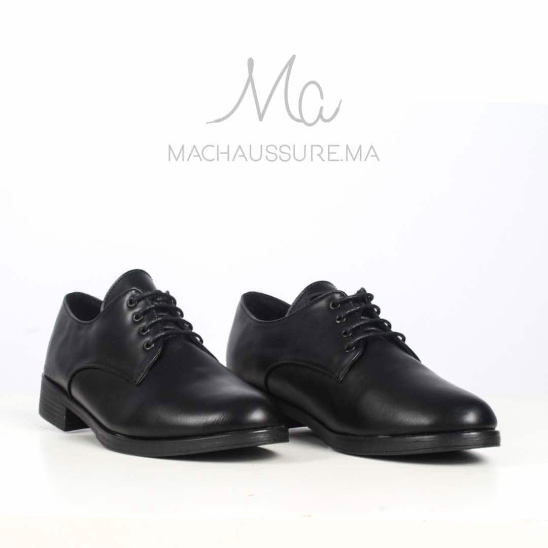 LIO- Derbies en Noir.