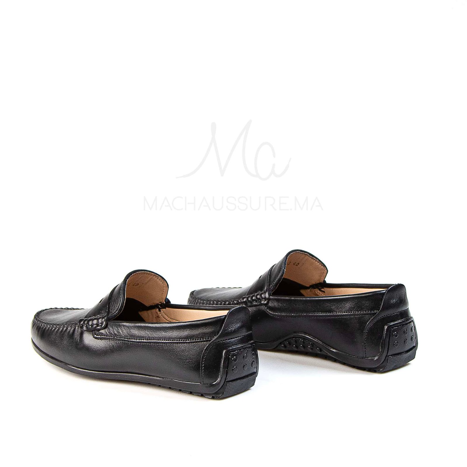 Sobre - Mocassins Homme en Noir.