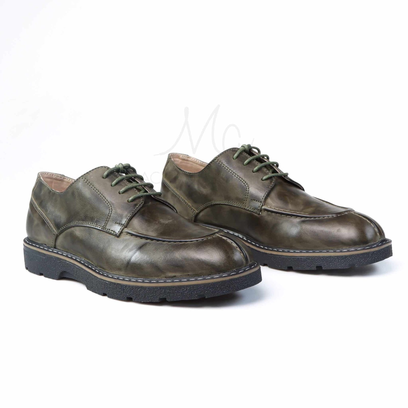 Distinct - Chaussures de ville en Vert.