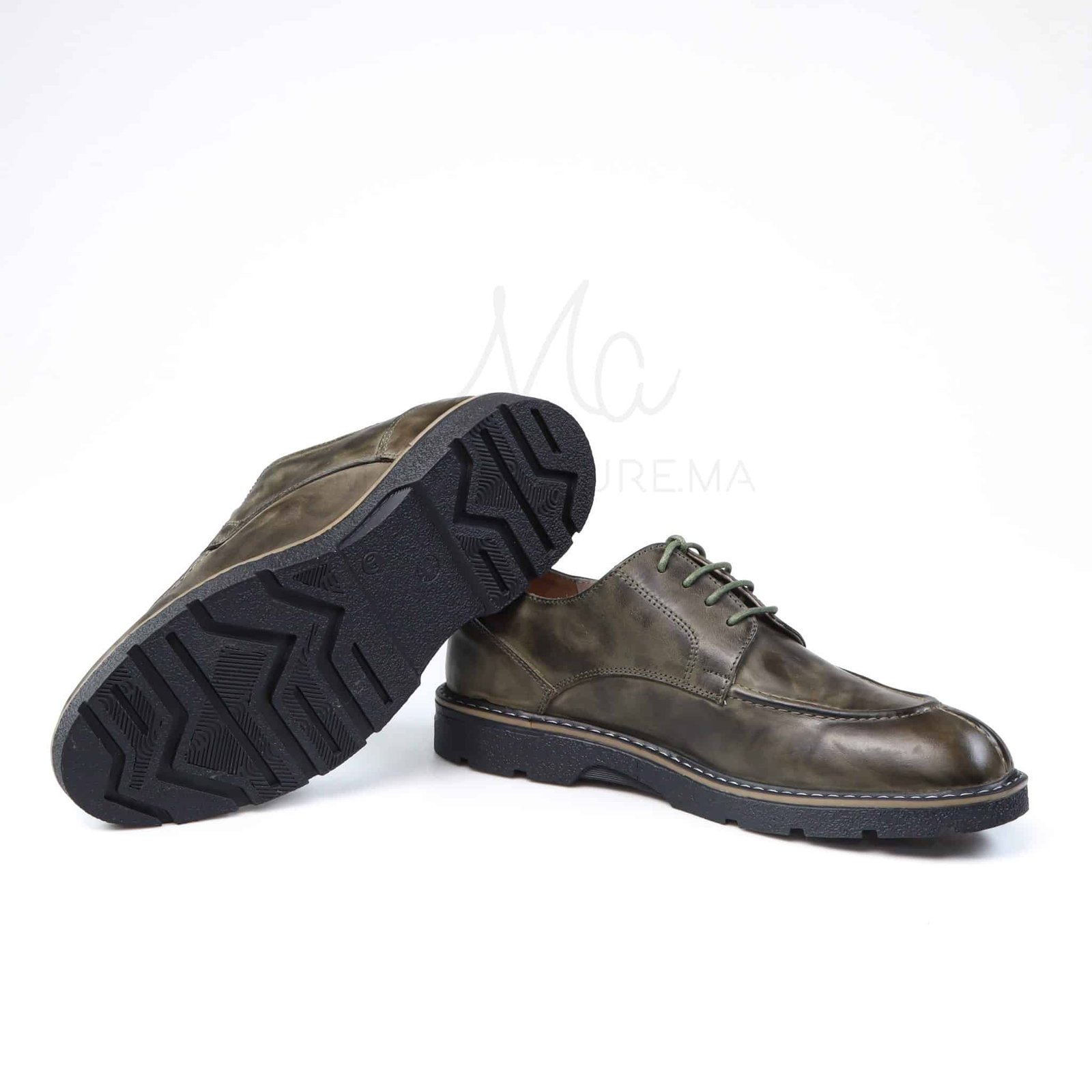 Distinct - Chaussures de ville en Vert.