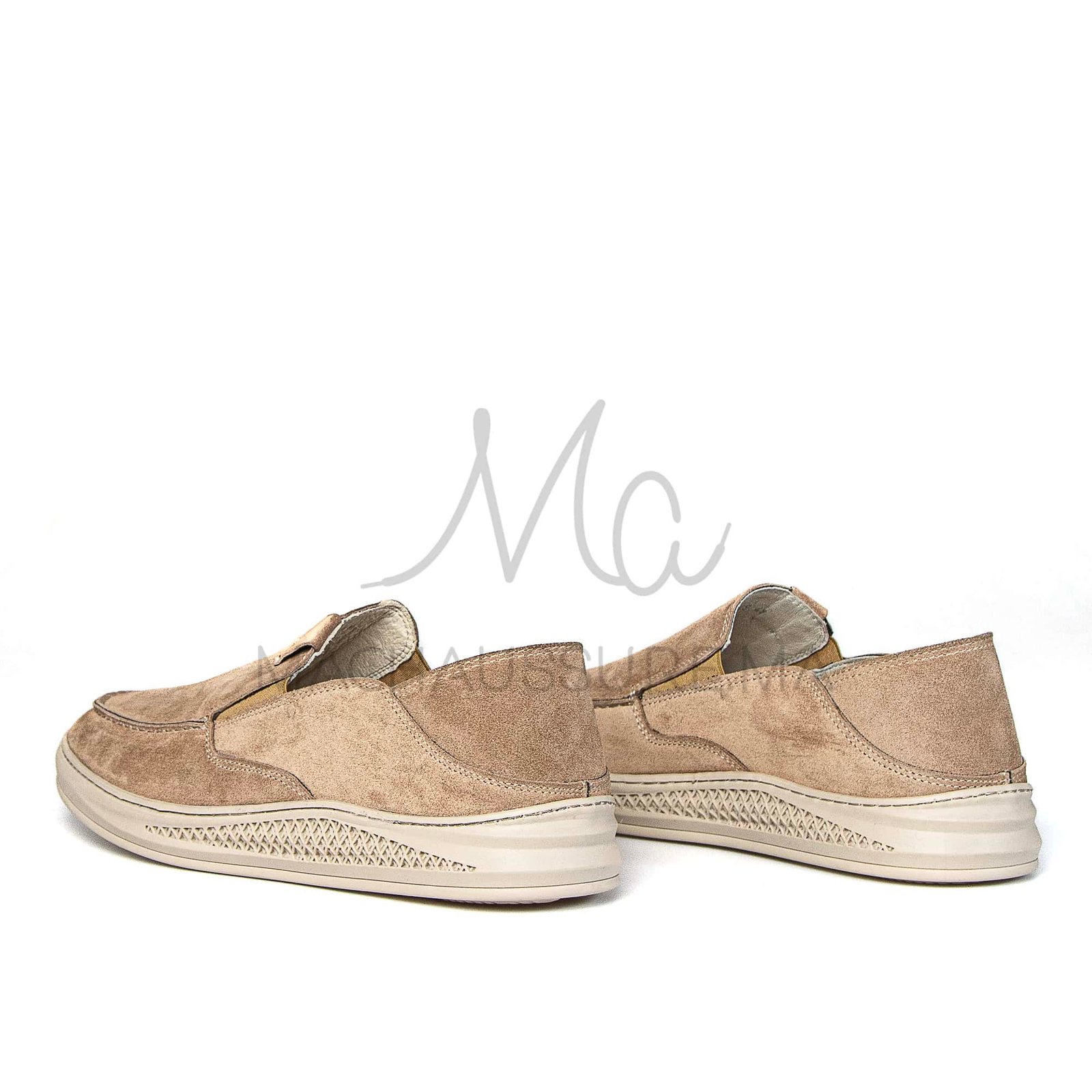 Versal - Mocassins Homme en Beige.