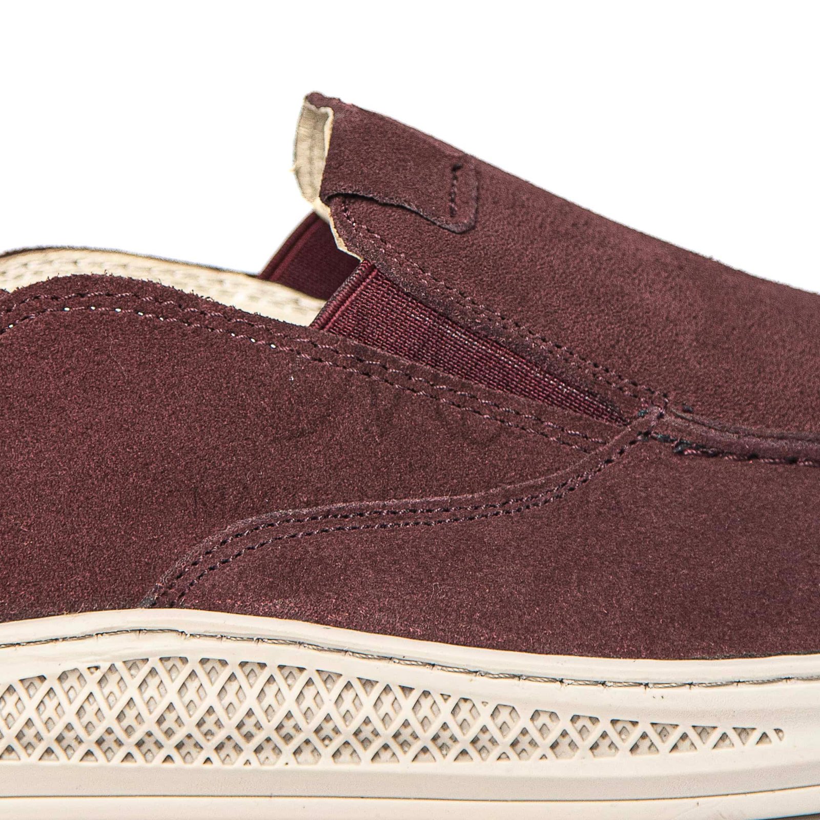 Versal - Mocassins Homme Grenat.
