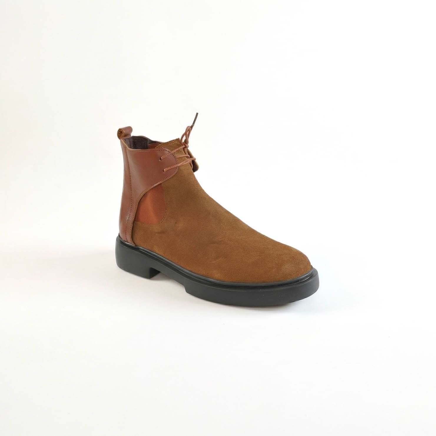 GARRIX – Boots Hommes Cuir en Tabac.