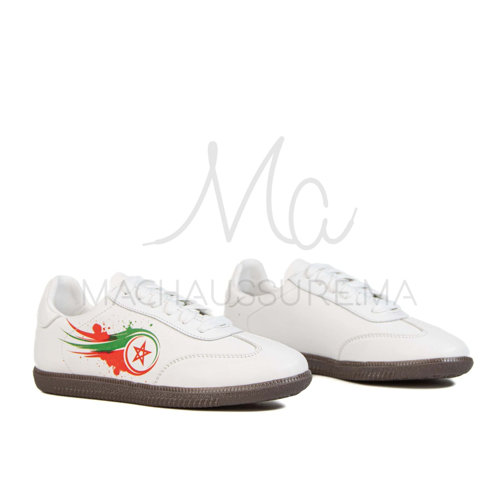 Maghreb – Baskets Unisex en Blanc.
