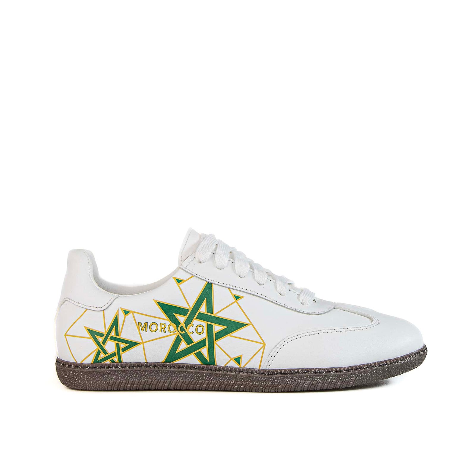 Lion Step– Baskets Unisex en Blanc.