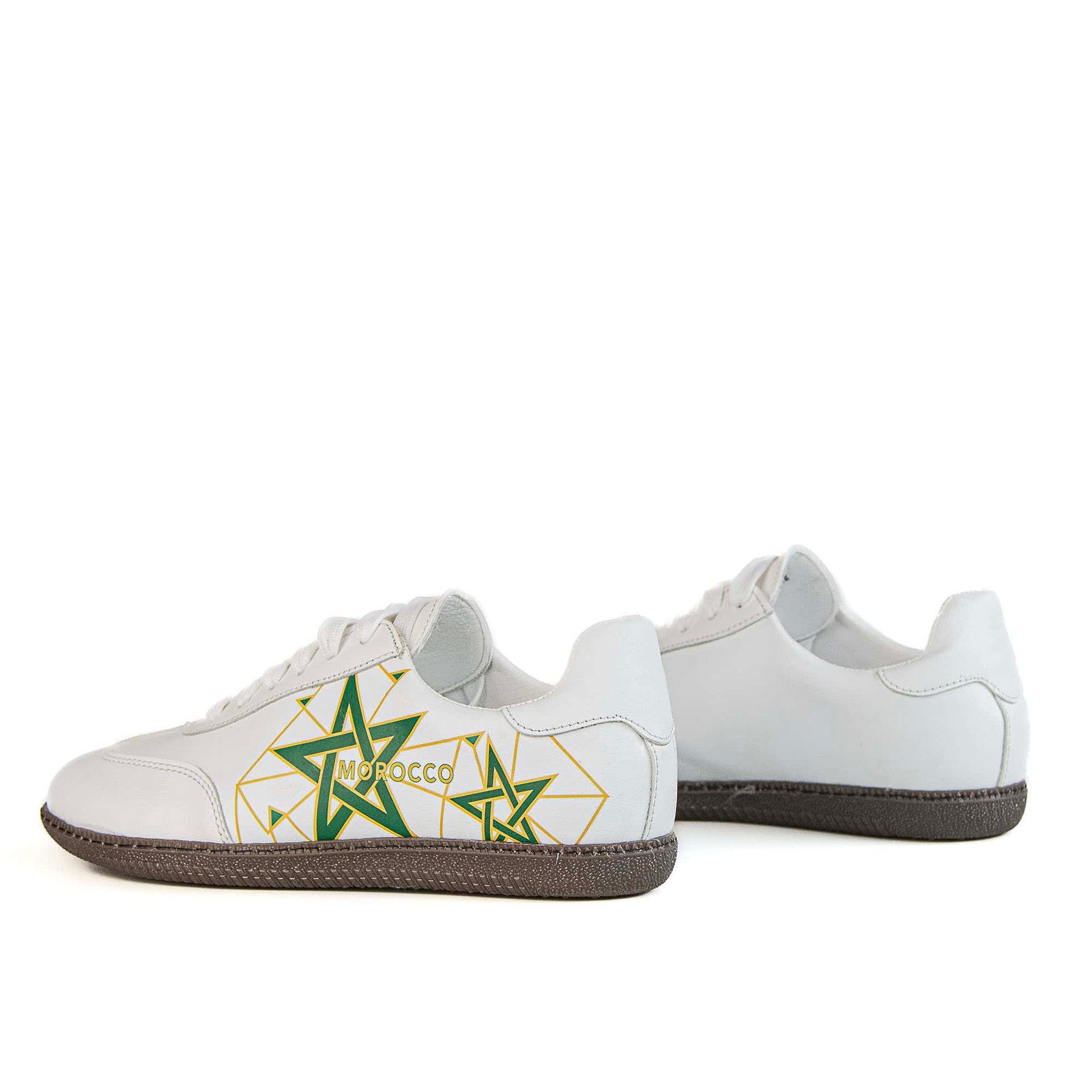Lion Step– Baskets Unisex en Blanc.