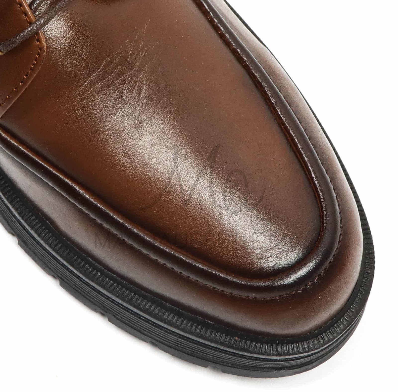 CityStep – Chaussures de ville Cuir en Tabac.