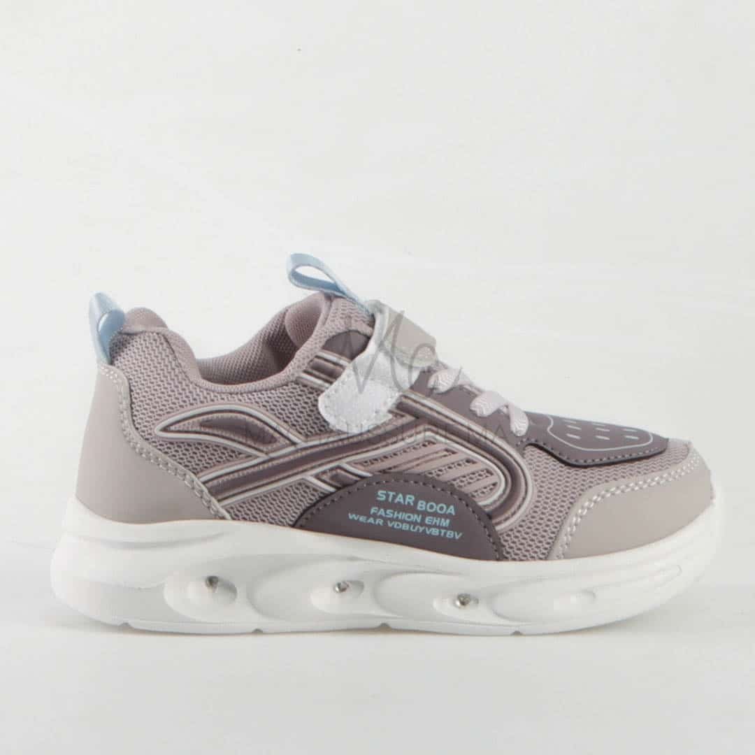 Tovy - Baskets pour Fille en Mauve.