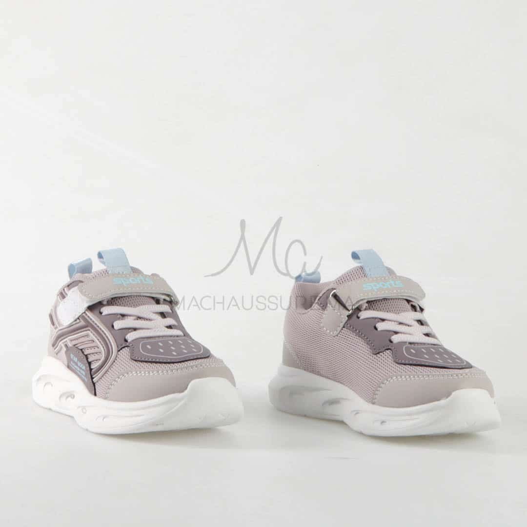 Tovy - Baskets pour Fille en Mauve.