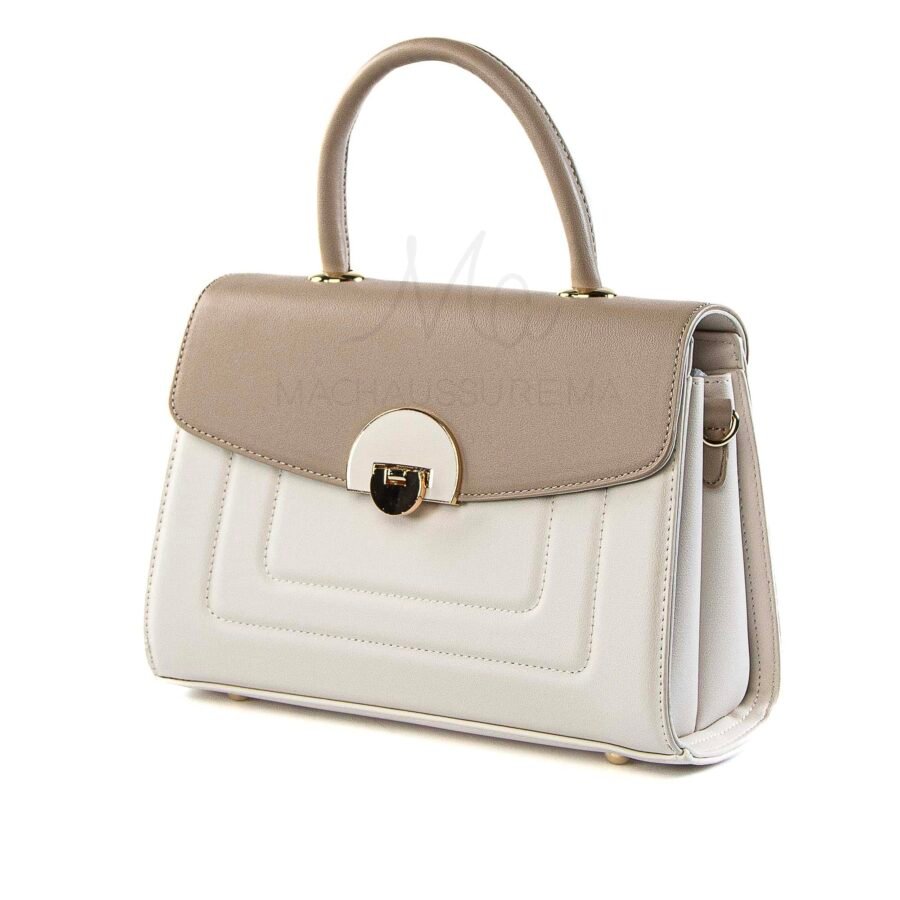 Aloria – Sac à main en Beige-Kaki.