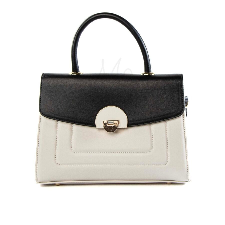 Aloria – Sac à main en Beige-Noir.