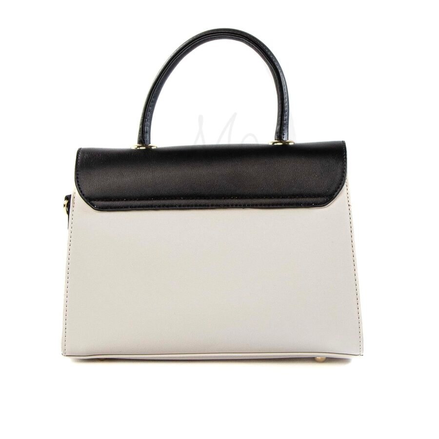 Aloria – Sac à main en Beige-Noir.