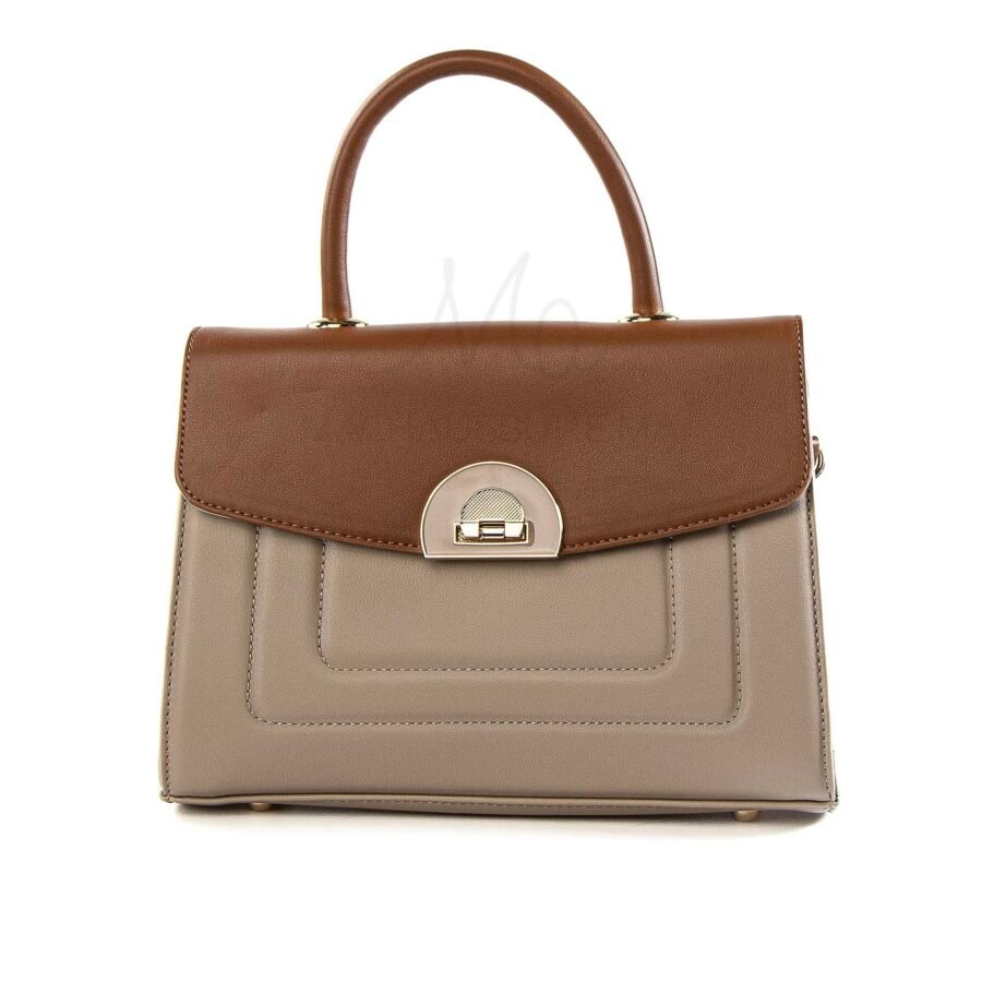 Aloria – Sac à main en Kaki-Marron.