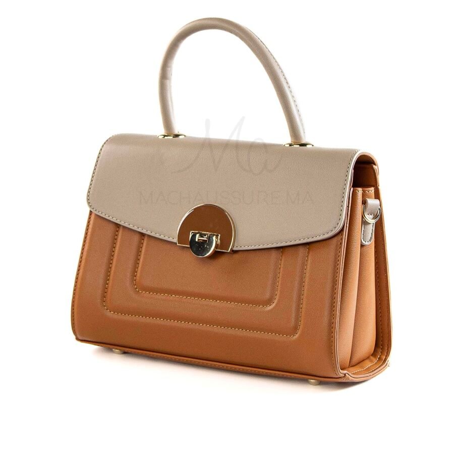 Aloria – Sac à main en Marron-Kaki.