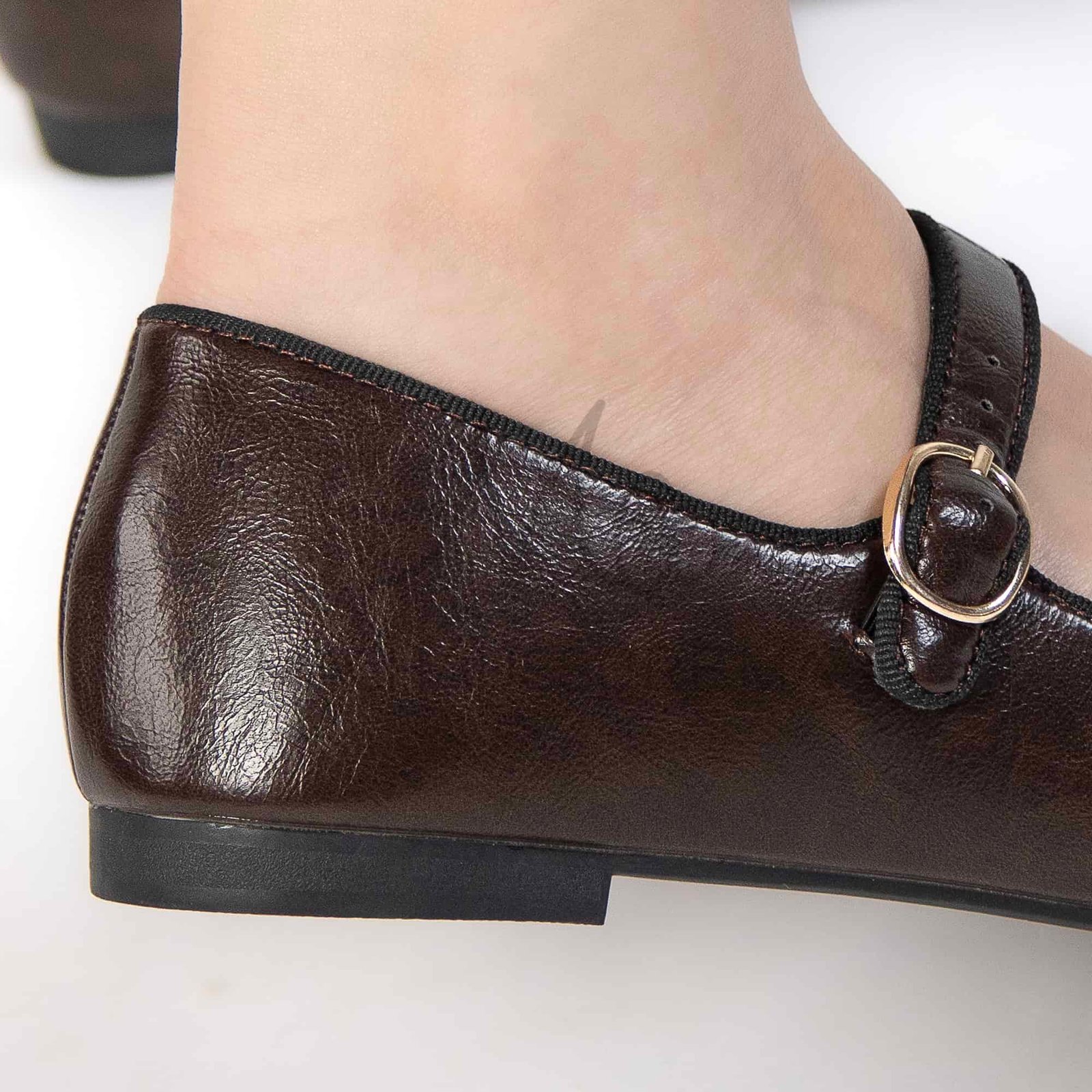 Glamour – Ballerines Femmes en Coffee.