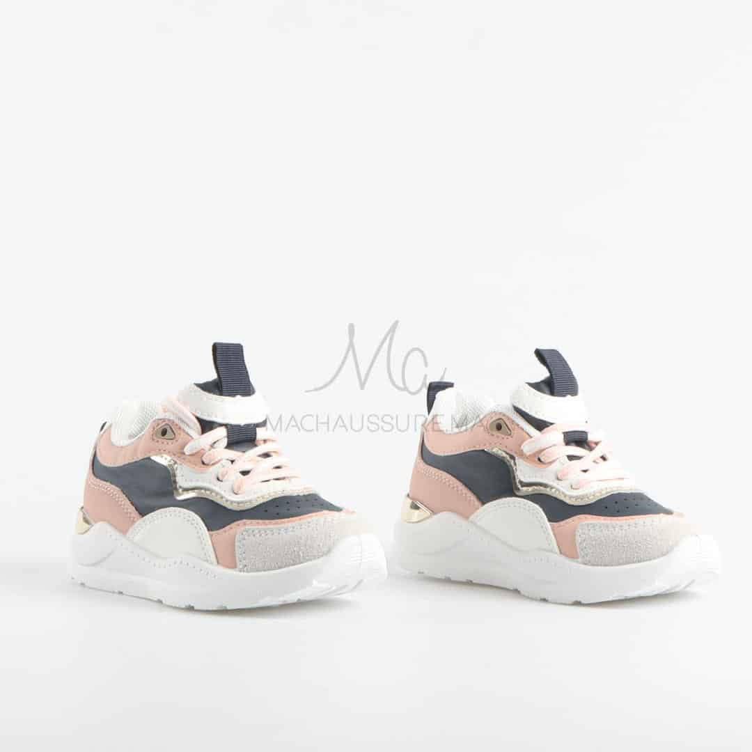 Tayri - Baskets enfant en Rose.