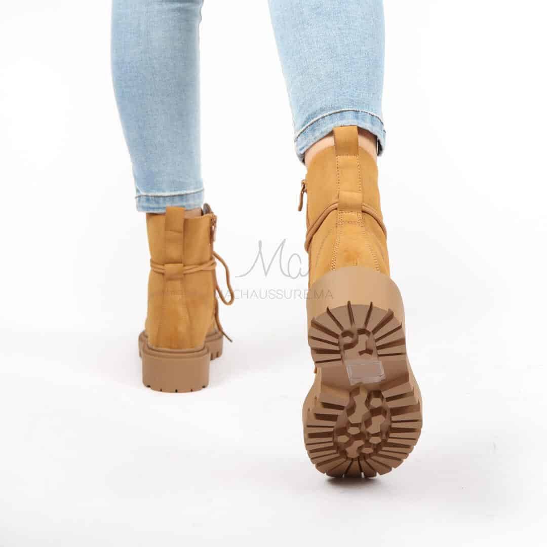 Isidora - Bottines en Tabac.