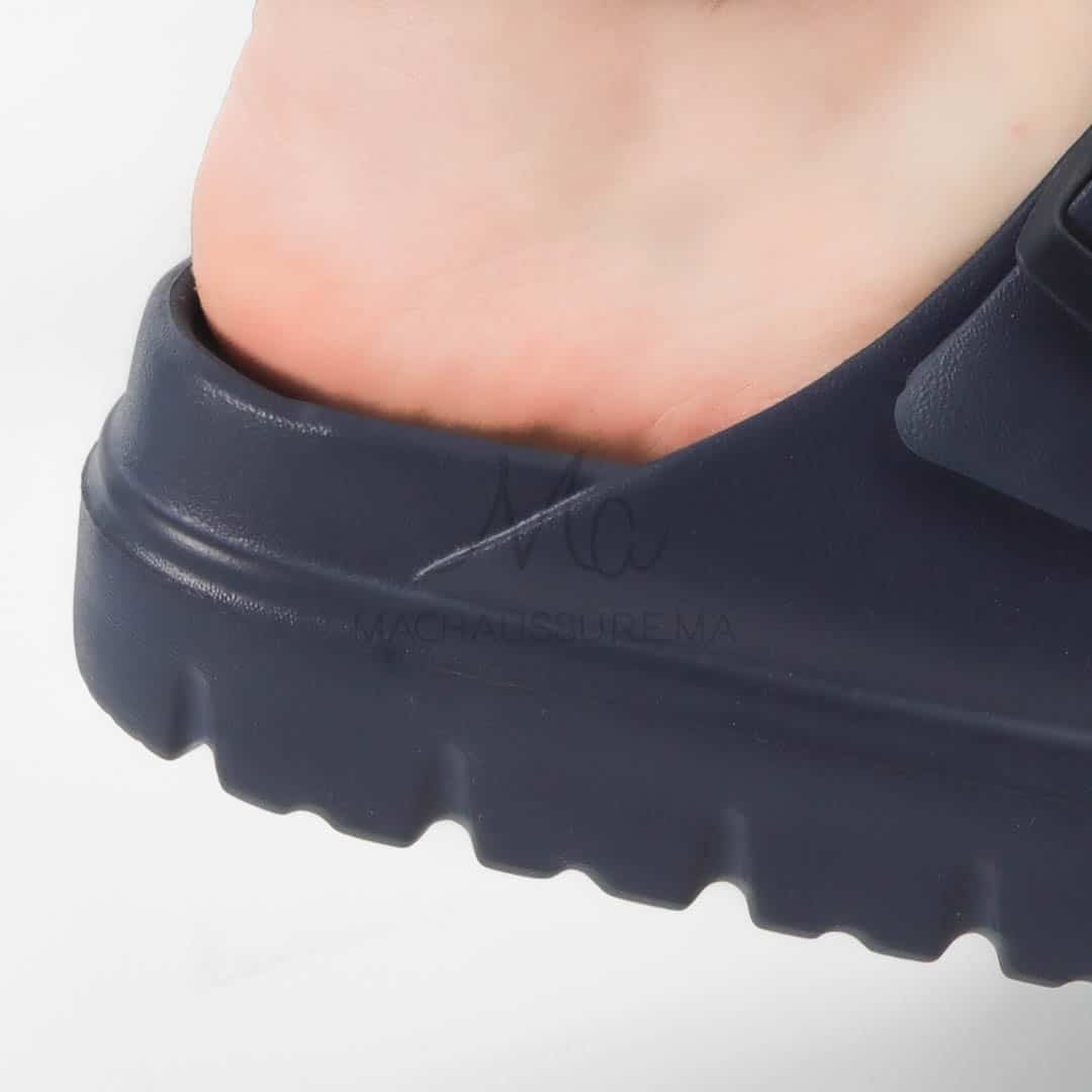 Péridot - Sandales à plateforme en Bleu.