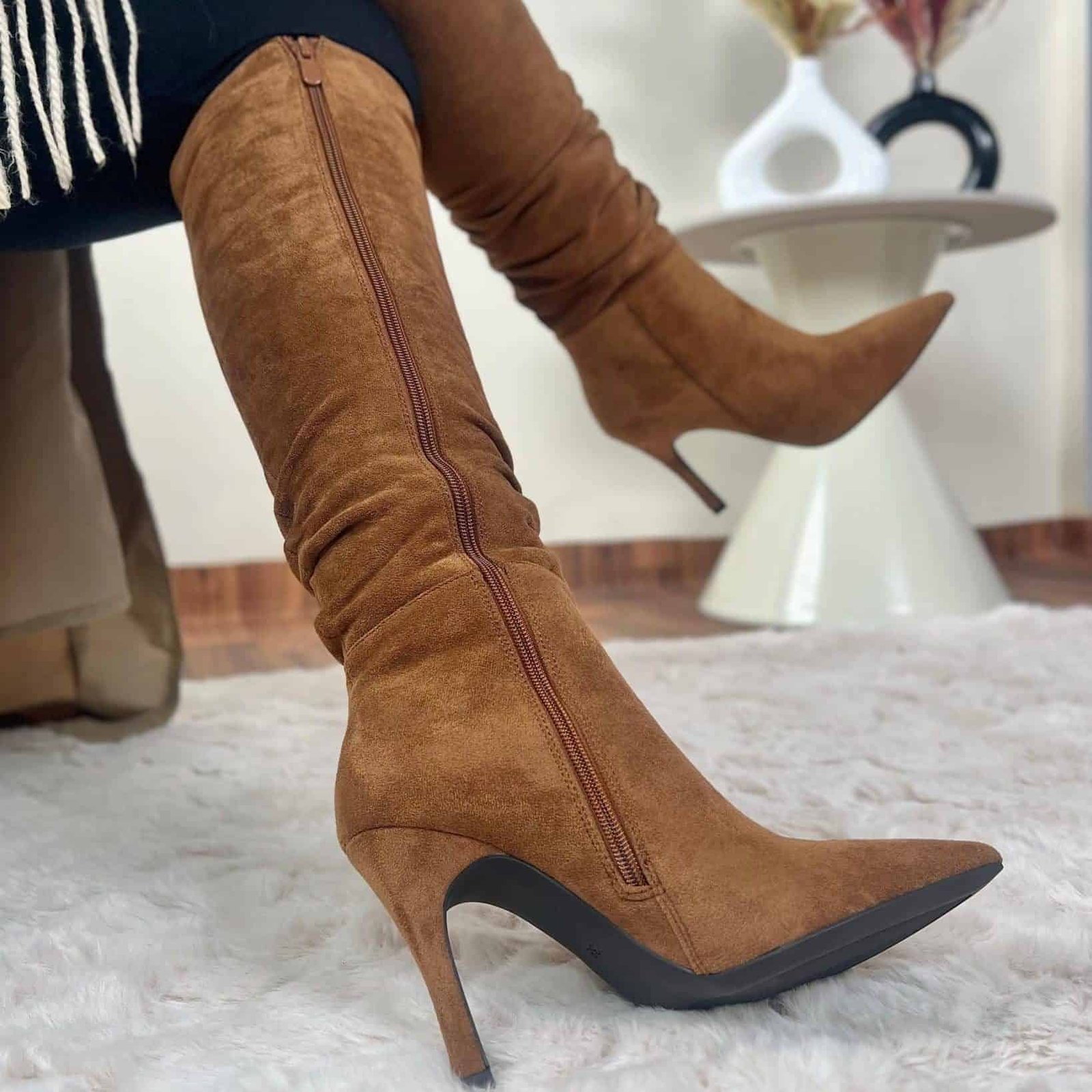 Apercida – Bottes Femmes en Tabac.