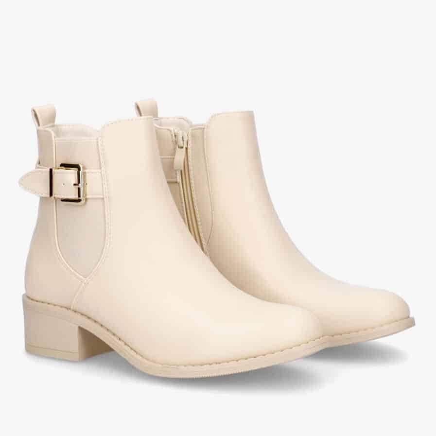 Douce – Bottines Femmes en Beige.