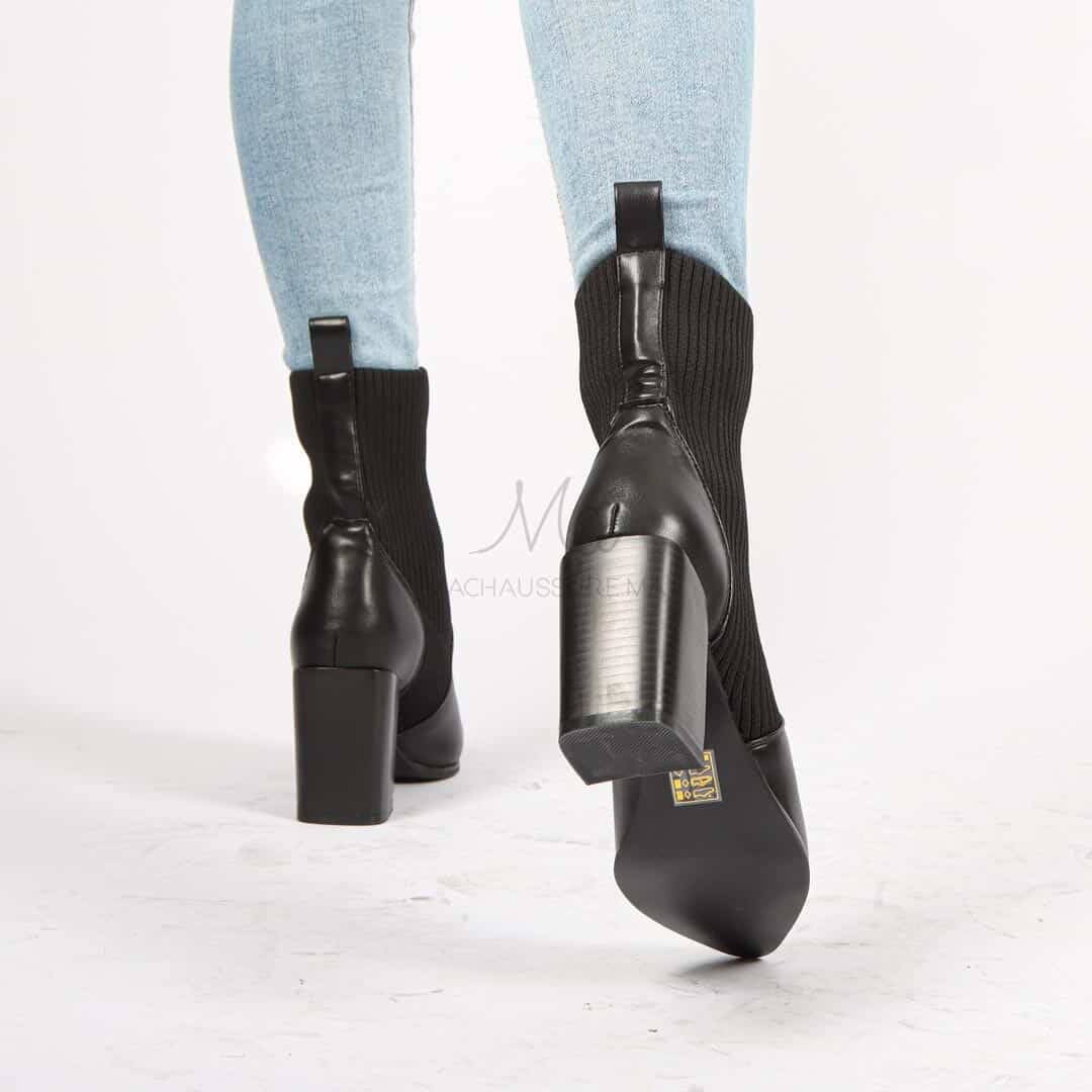 Joliby - Bottines à talon en Noir.