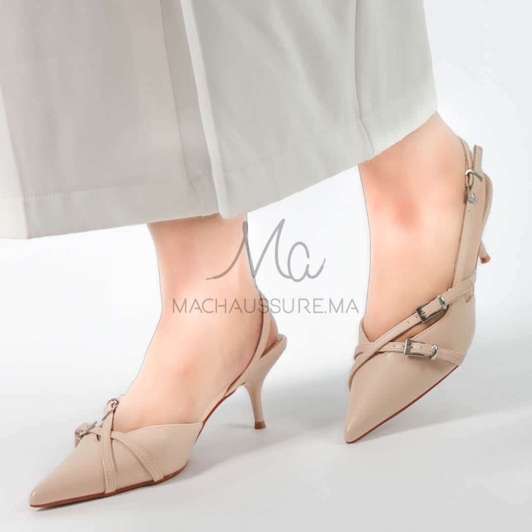 Tourmaline - Escarpins femmes en Beige.