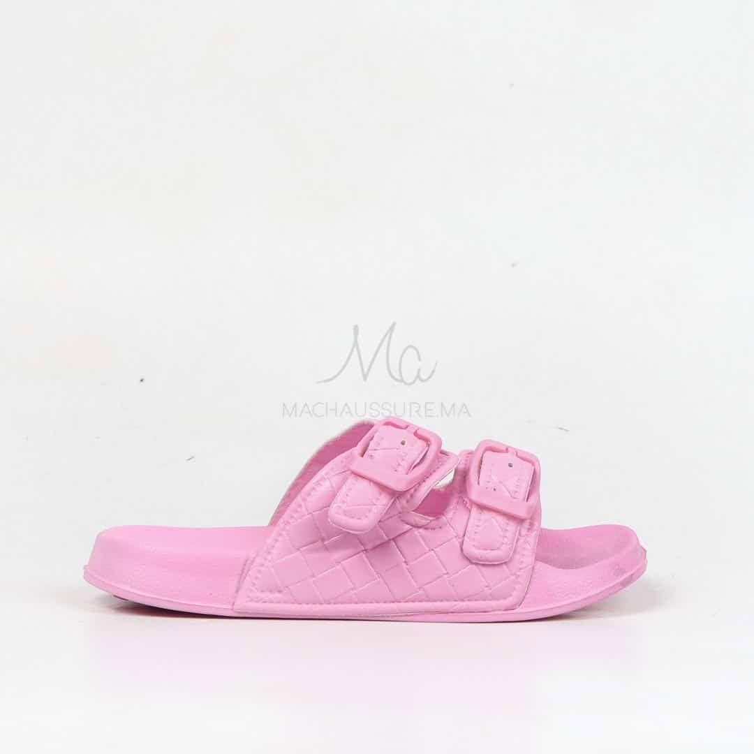 Sandales enfants en Rose.