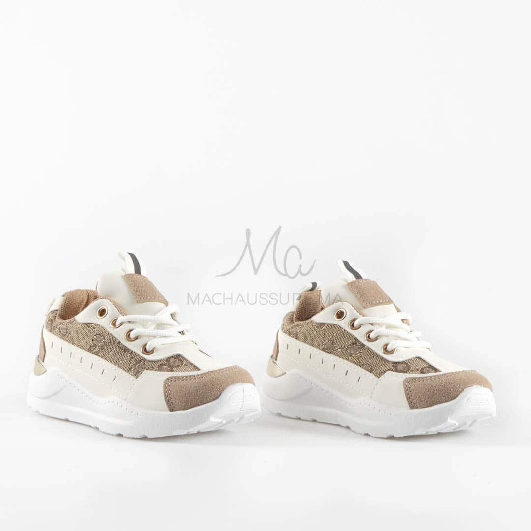 Fariza - Baskets Enfant fille en Blanc.