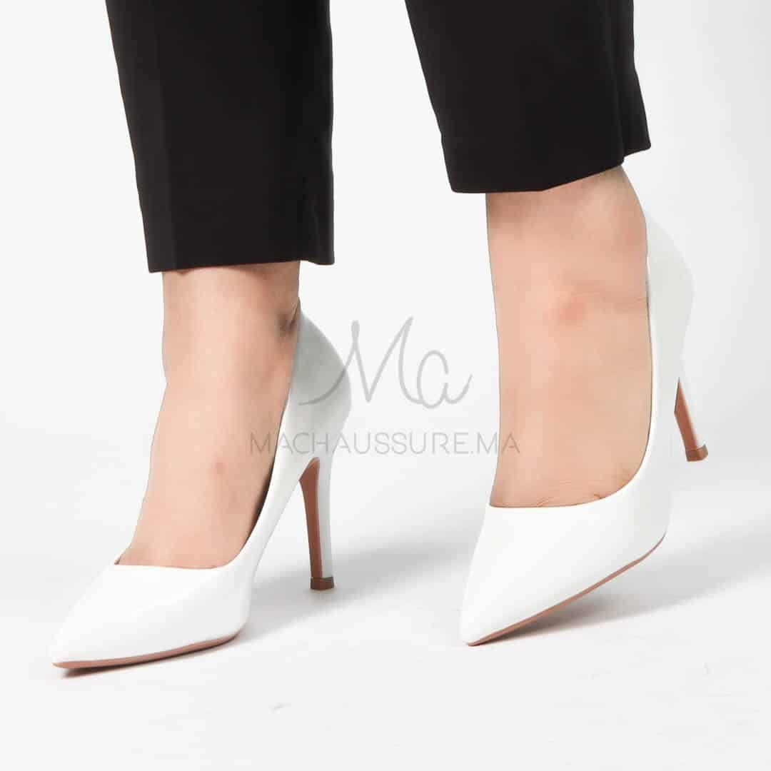 Kaliny – Escarpins Femmes en Blanc.