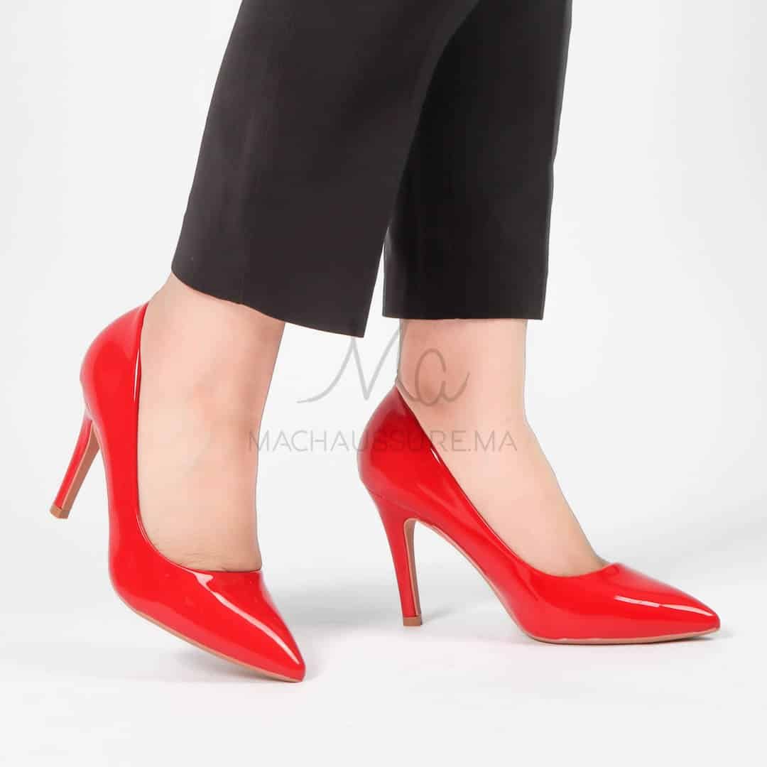Kaliny – Escarpins Femmes en Rouge.