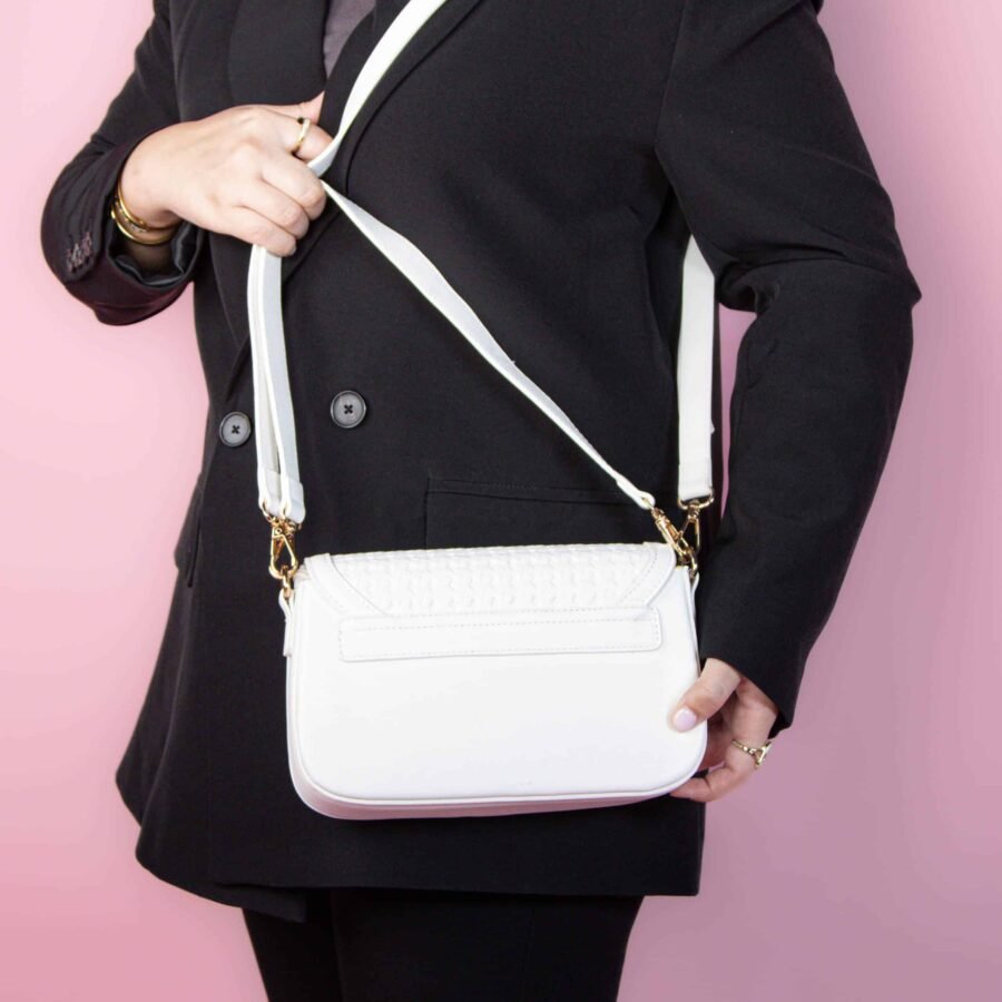 Cristal – Sac à main en Blanc.