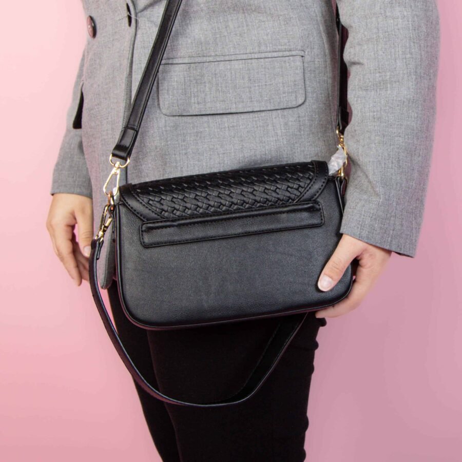Cristal – Sac à main en Noir.