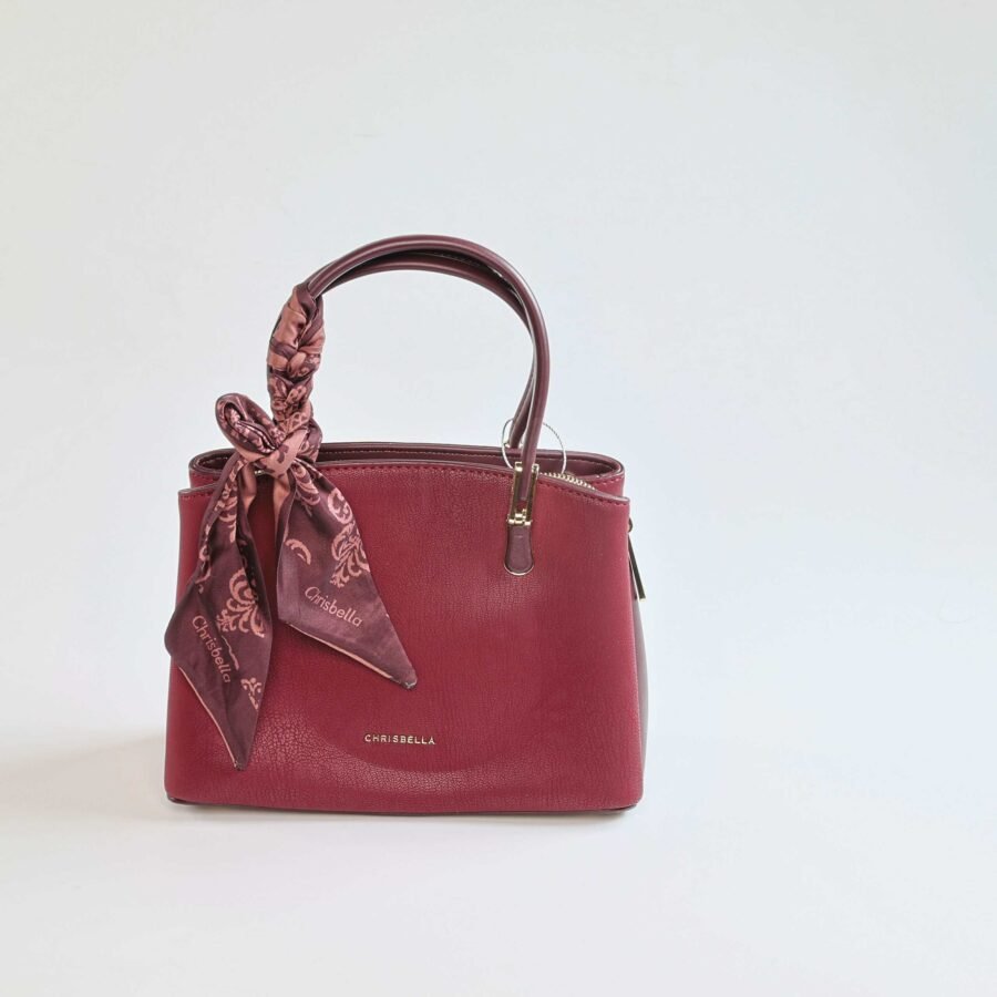 Lessa – Sac à main en Bordeau.
