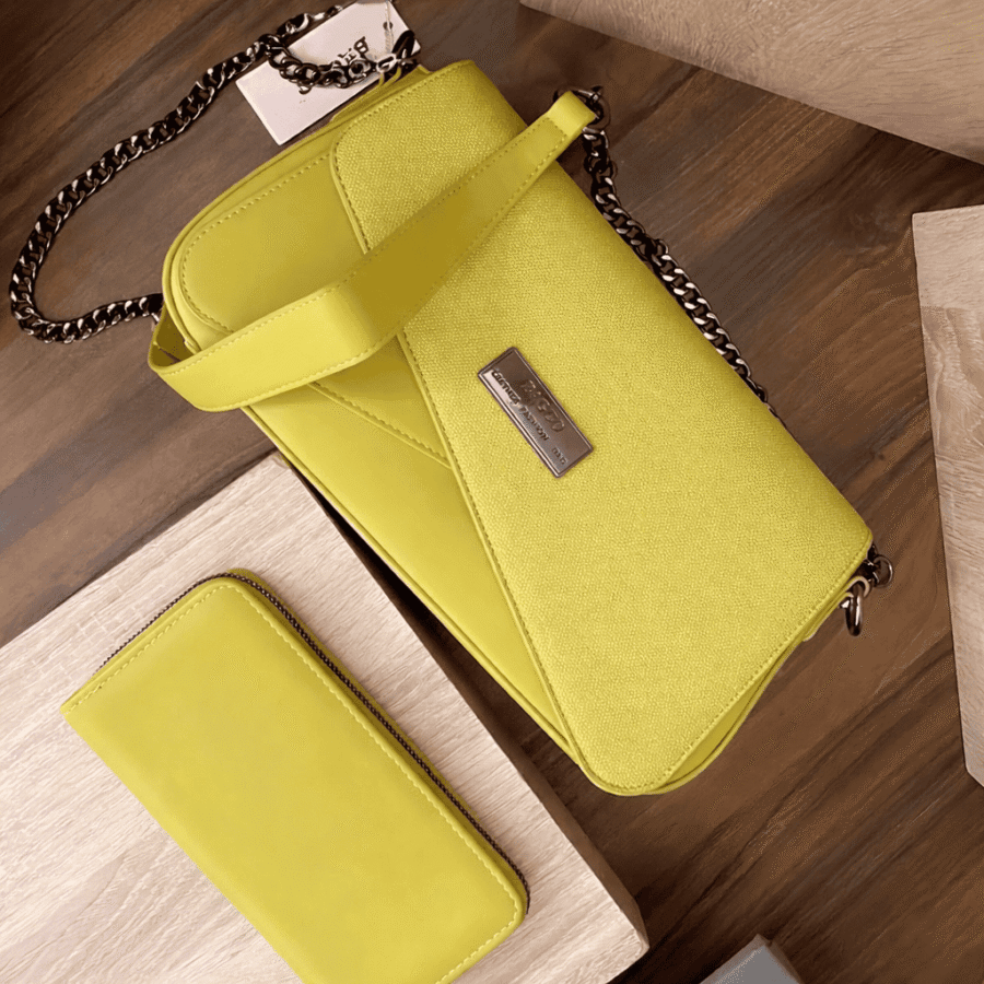 Selora – Sac à main en Jaune.
