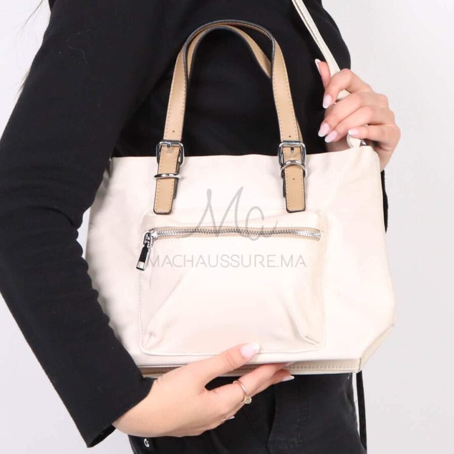UrbanVibe – Sac à main en Beige-Kaki.