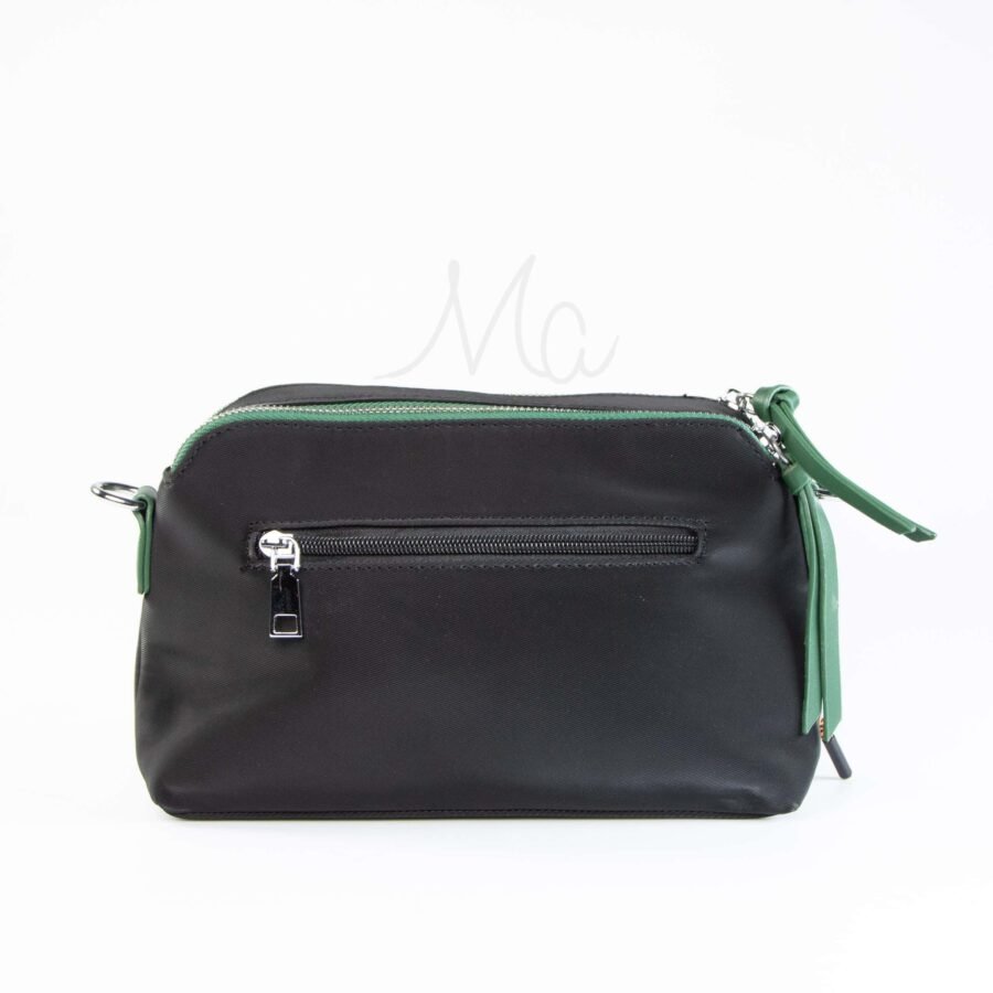 Horizon – Sac à main en Noir-Vert.