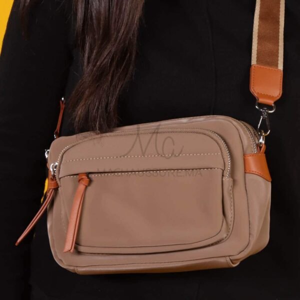 Celesto – Sac à main en Kaki-Marron.